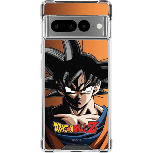 Dragon Ball Z Goku Portrait Google Pixel 7 Pro Clear Case